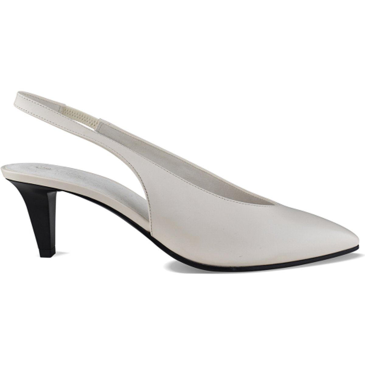 Elegante Slingback Kitten Heels aus Leder