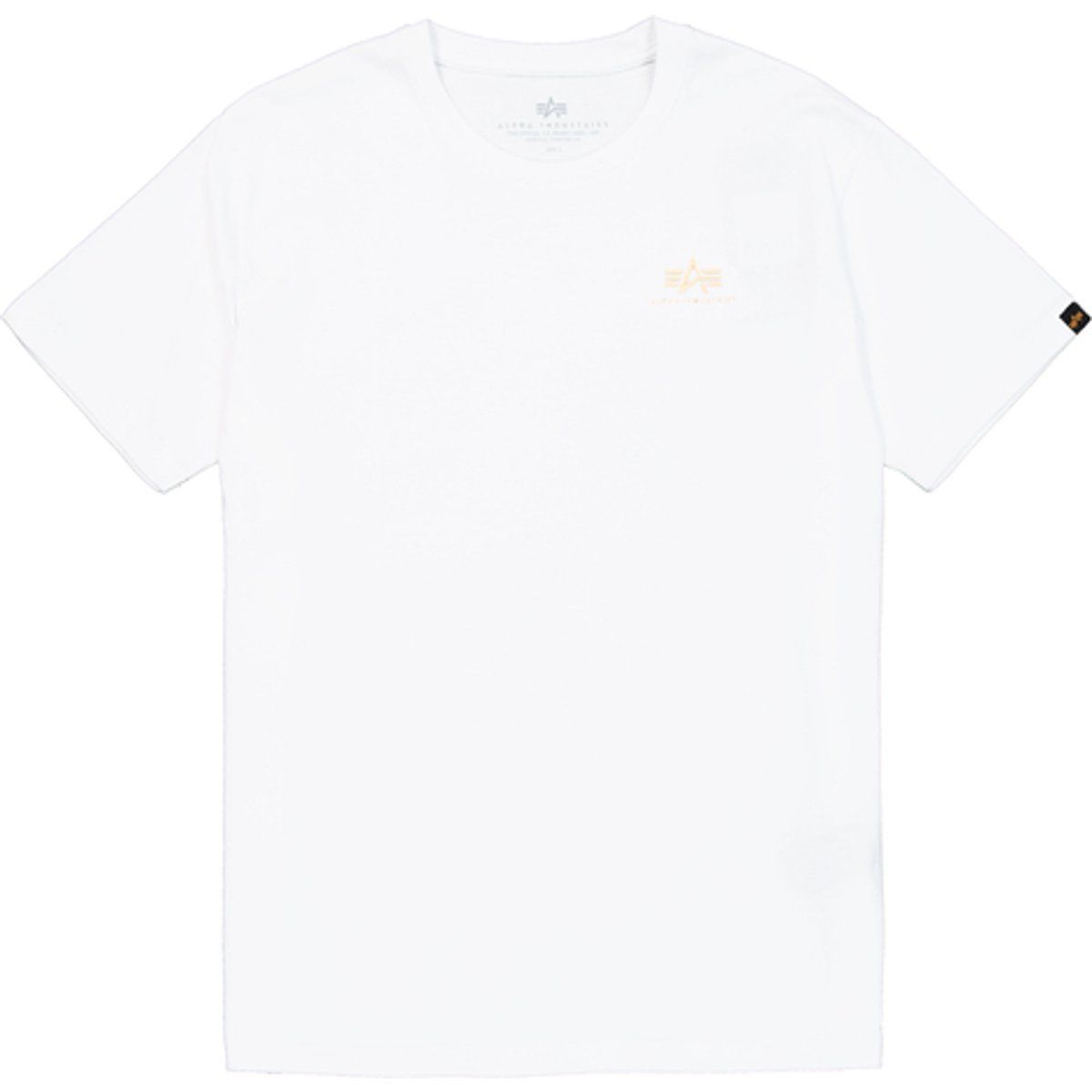 Basic T-Shirt mit Rundhalsausschnitt und Logo