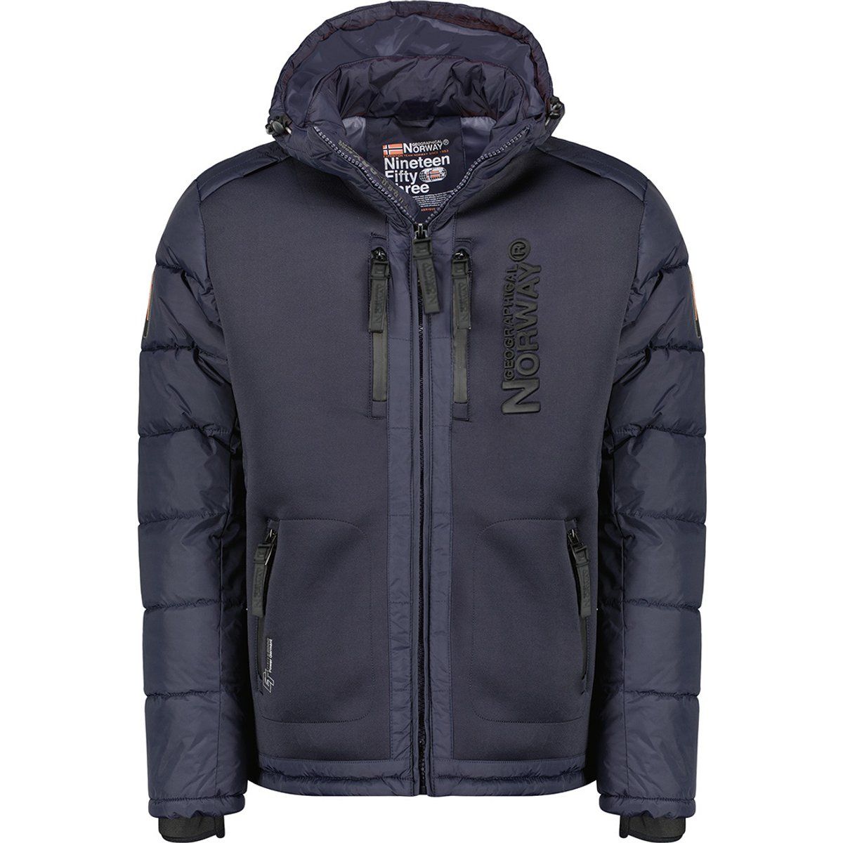 Herren Winterjacke mit Kapuze und Polsterung