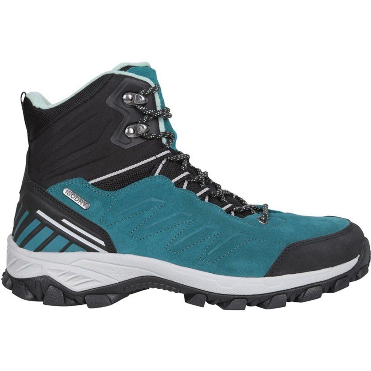 Mountain Warehouse - Wanderstiefel für Damen, Leder, Wasserfest (Dunkles Aquamarin)
