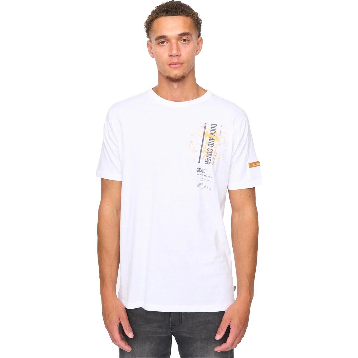 Herren T-Shirt mit Grafikdruck und Rundhalsausschnitt