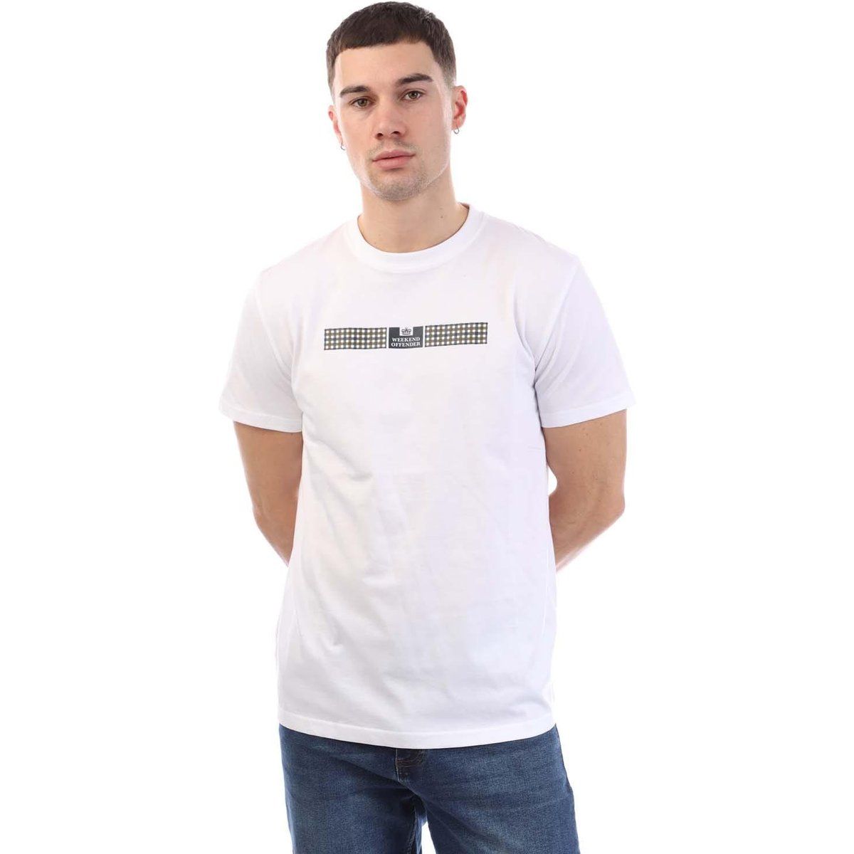 Herren Freizeit T-Shirt mit Rundhalsausschnitt
