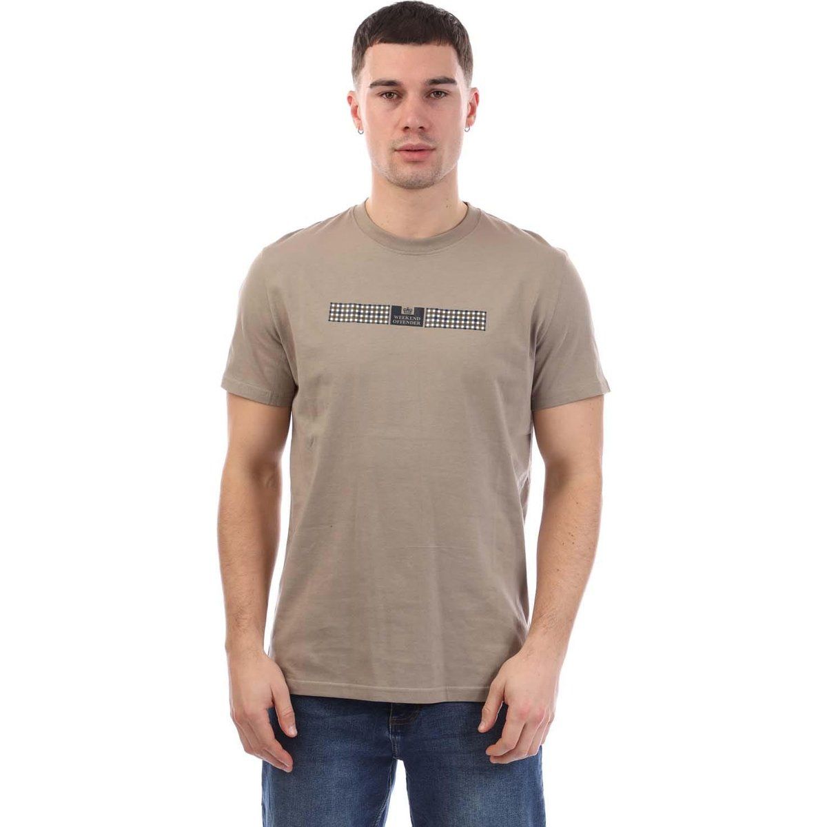 Herren T-Shirt mit Rundhalsausschnitt und Grafik