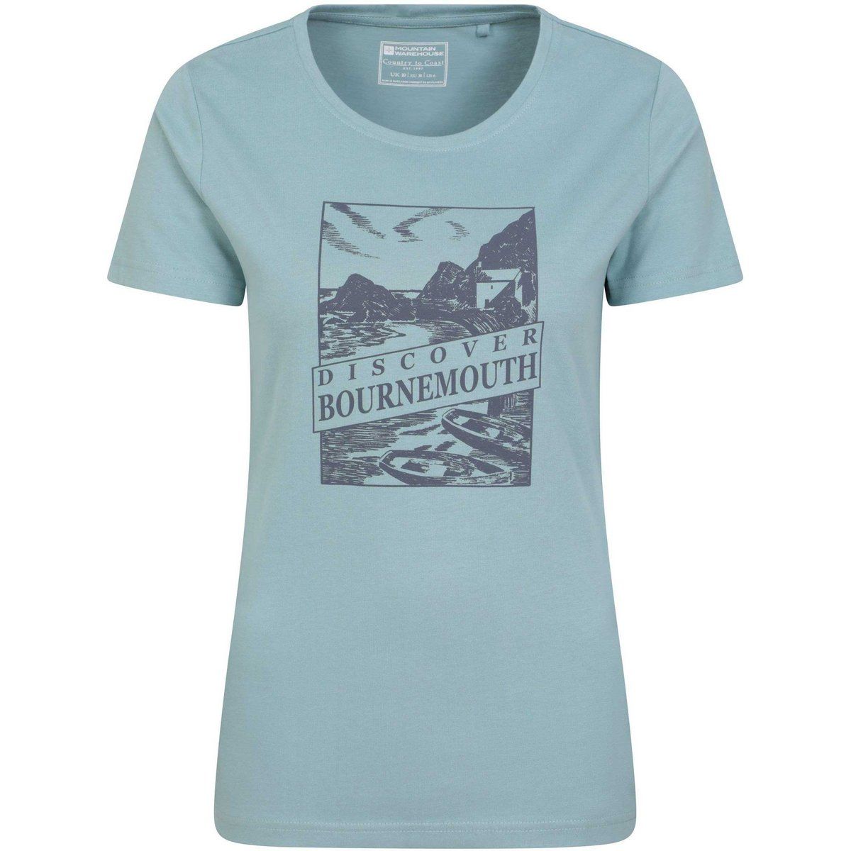 Mountain Warehouse - "Discover Bournemoth" T-Shirt für Damen (Blau)