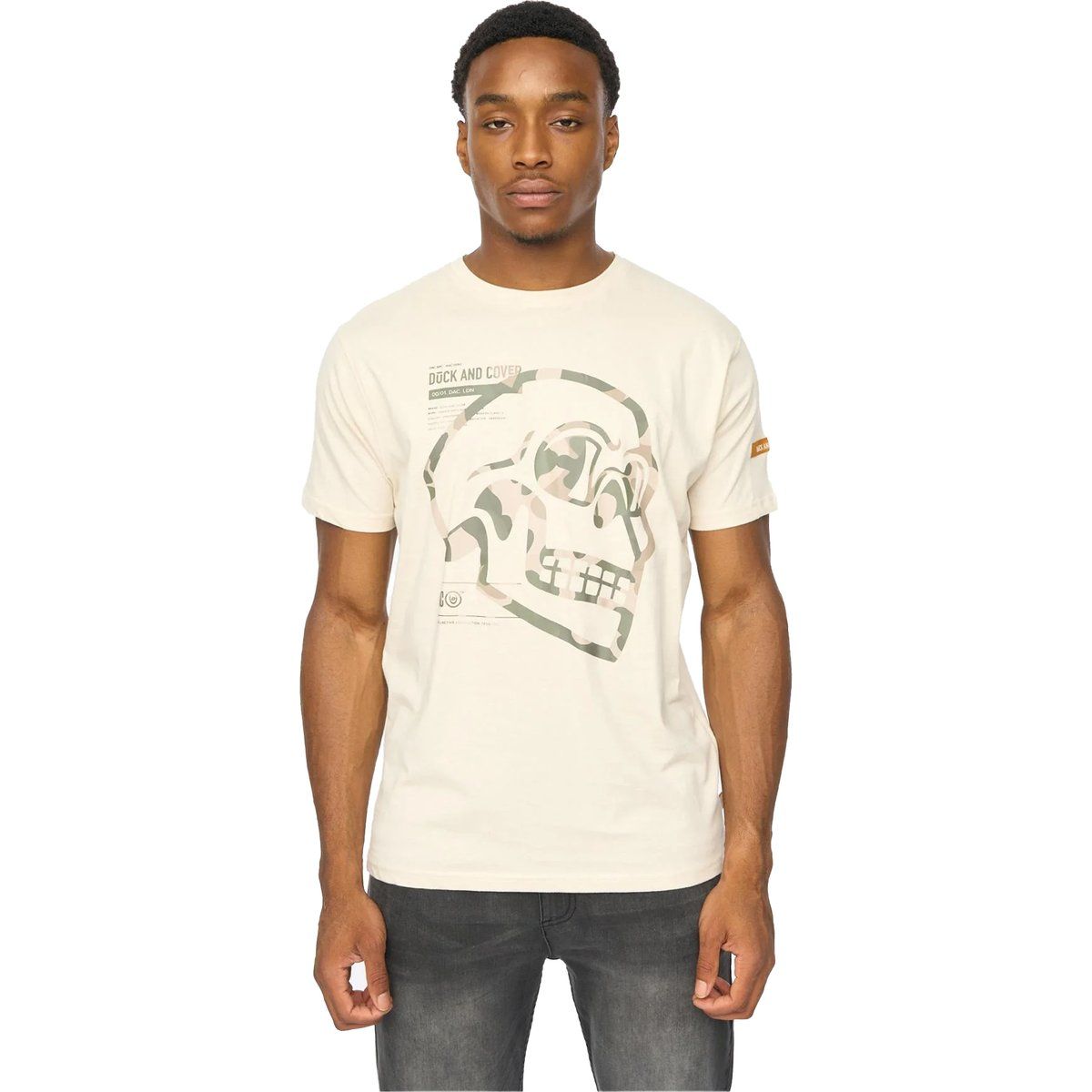 Herren T-Shirt mit Grafik-Print und Rundhalsausschnitt