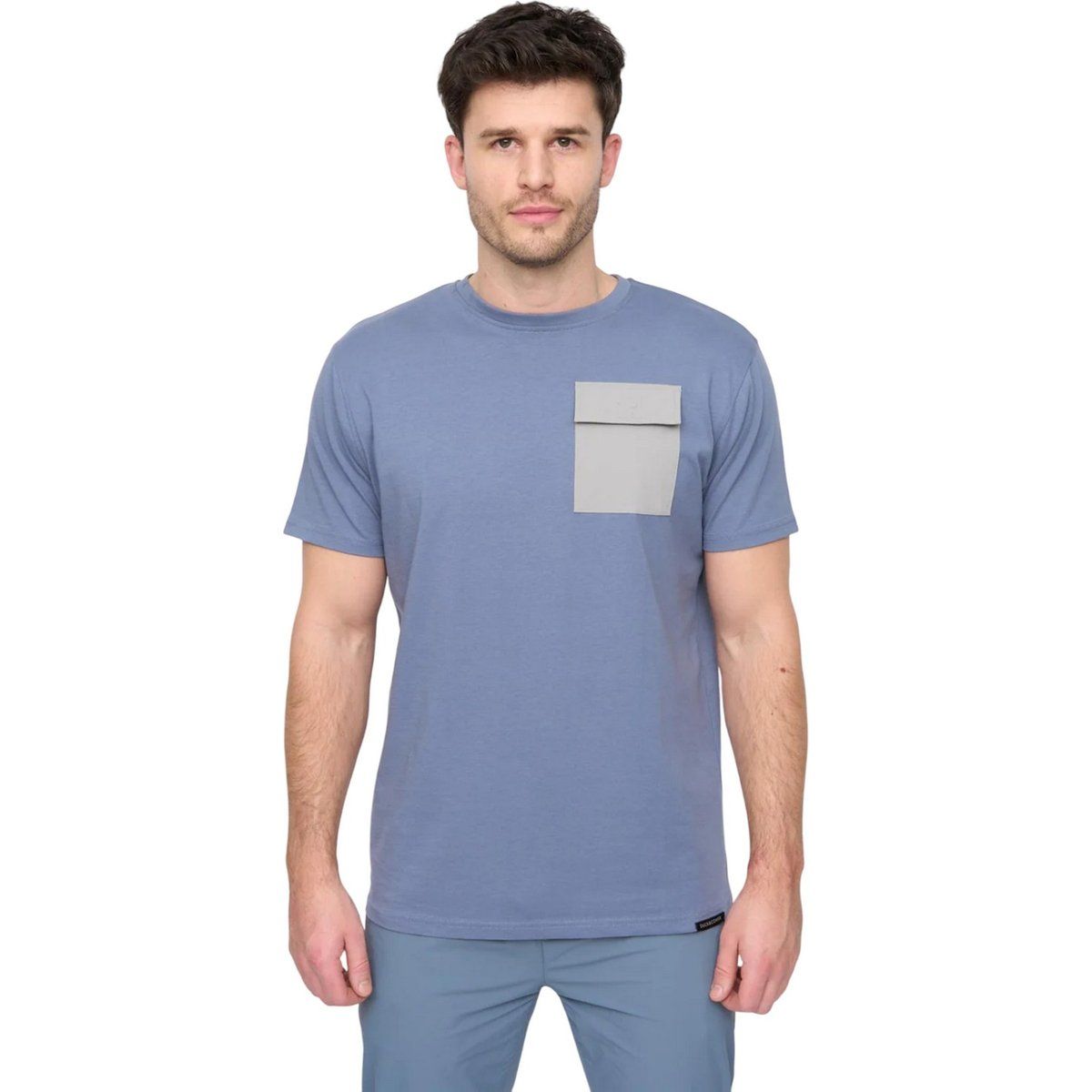 Herren T-Shirt mit Tasche, reguläre Passform