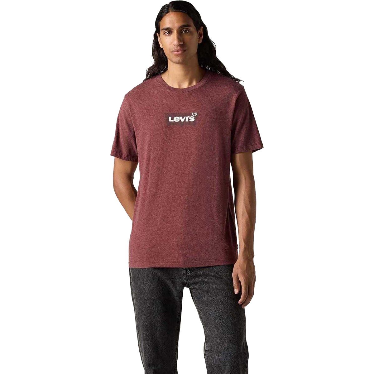 Klassisches T-Shirt mit Rundhalsausschnitt und Logo