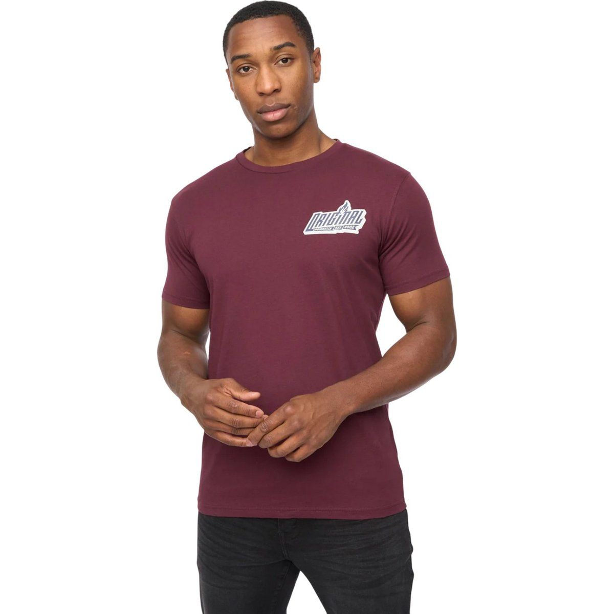 Herren Freizeit T-Shirt mit Rundhalsausschnitt