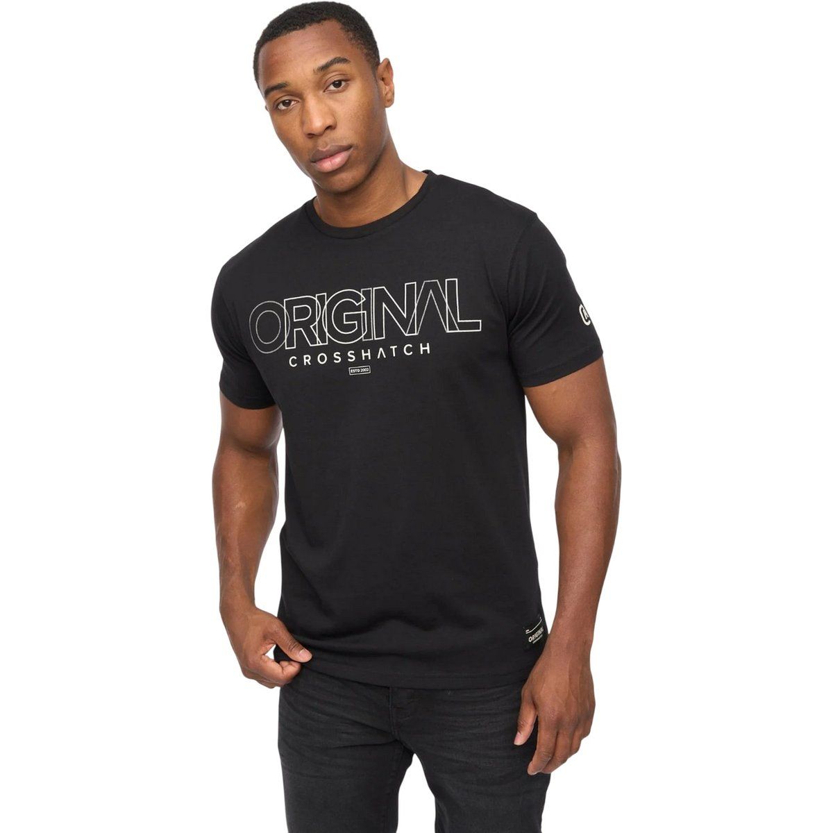Herren T-Shirt mit Grafik, normale Passform