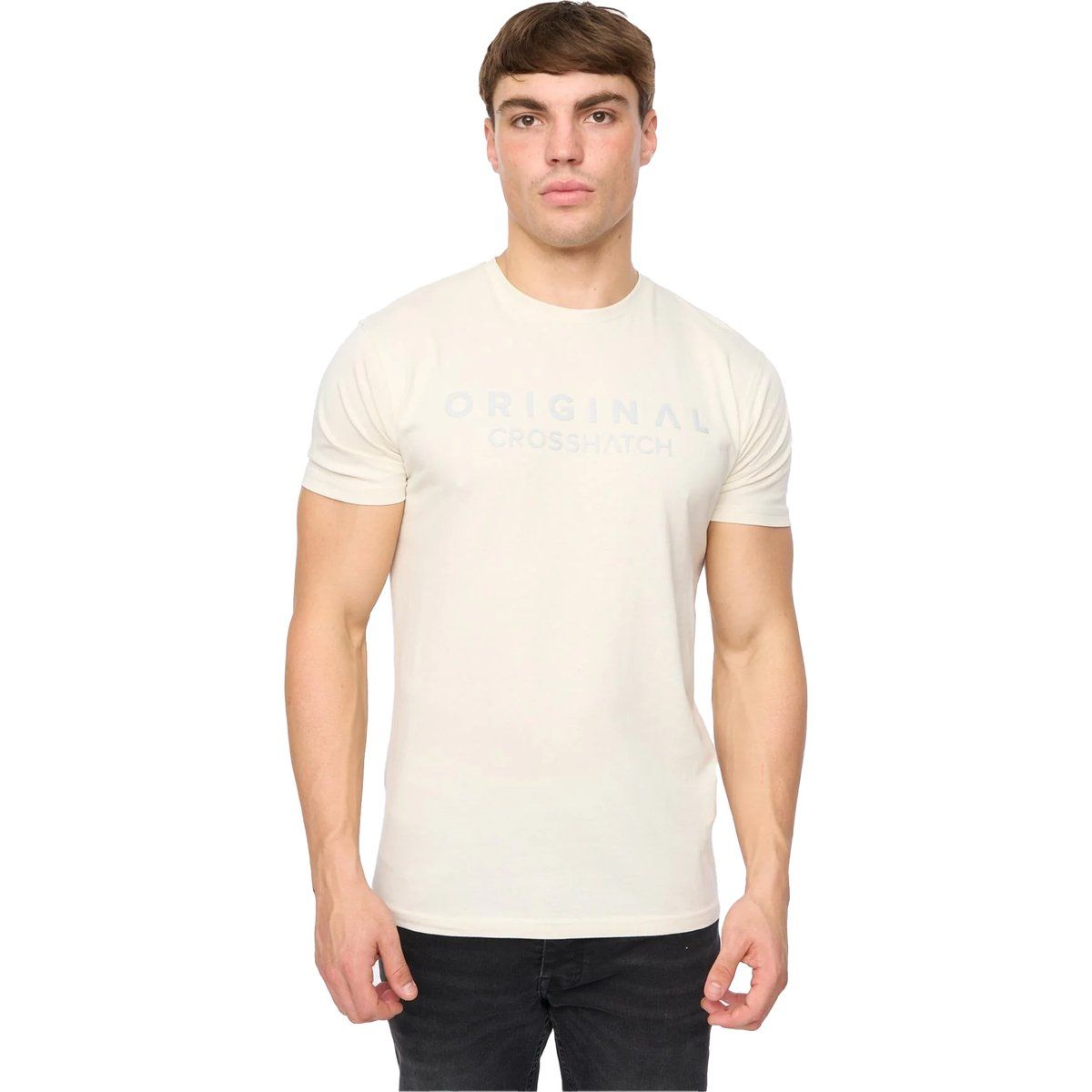 Herren Original Logo Rundhals T-Shirt