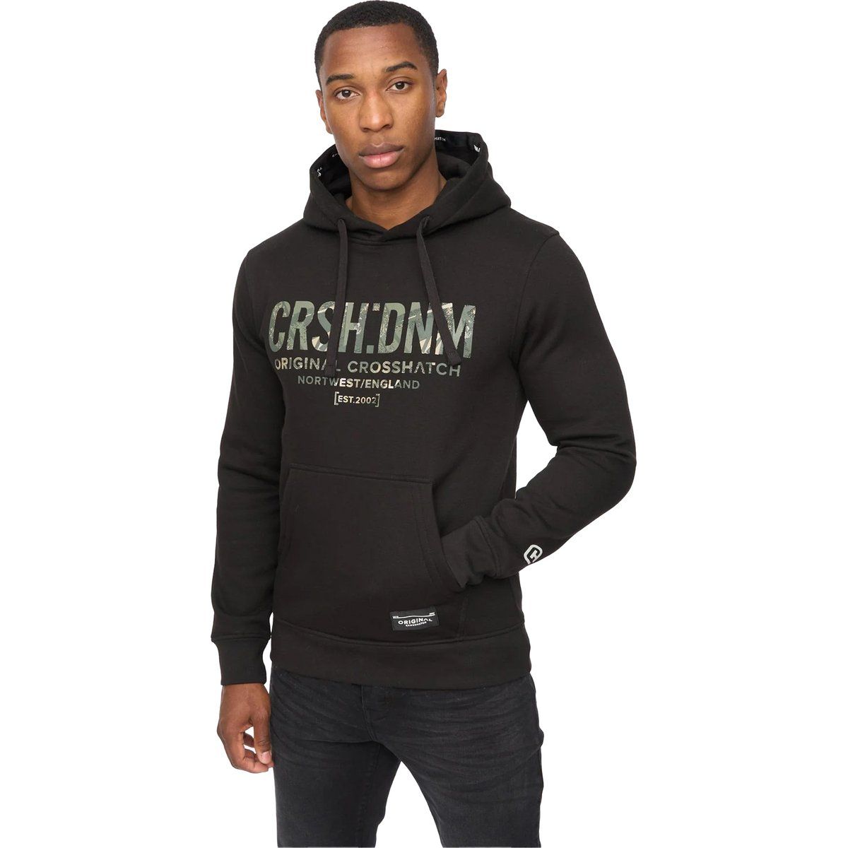 Herren Camo Print Kapuzenpullover