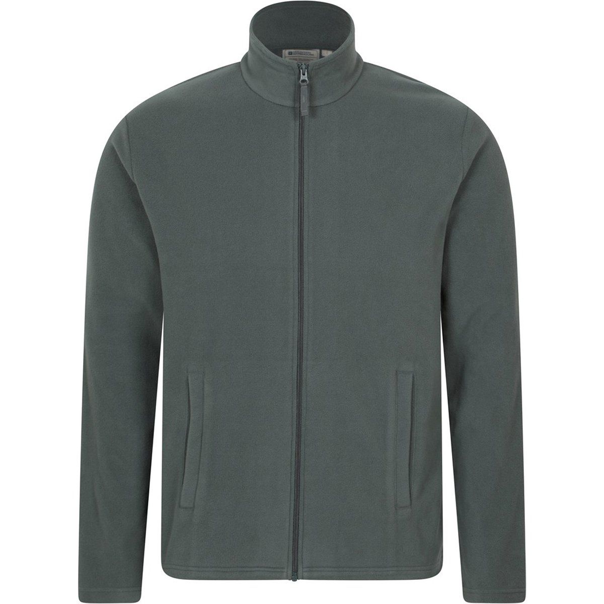 Mountain Warehouse - "Raso" Fleece-Oberteil für Herren, Durchgehender Reißverschluss (Khakigrün)