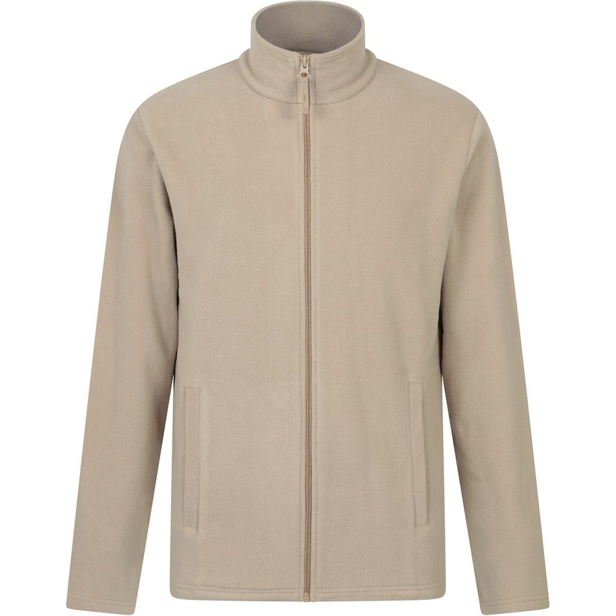Mountain Warehouse - "Raso" Fleece-Oberteil für Herren, Durchgehender Reißverschluss (Naturweiß)