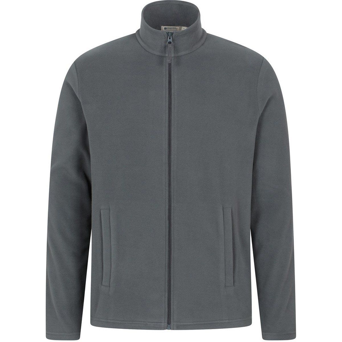 Mountain Warehouse - "Raso" Fleece-Oberteil für Herren, Durchgehender Reißverschluss (Dunkelgrau)