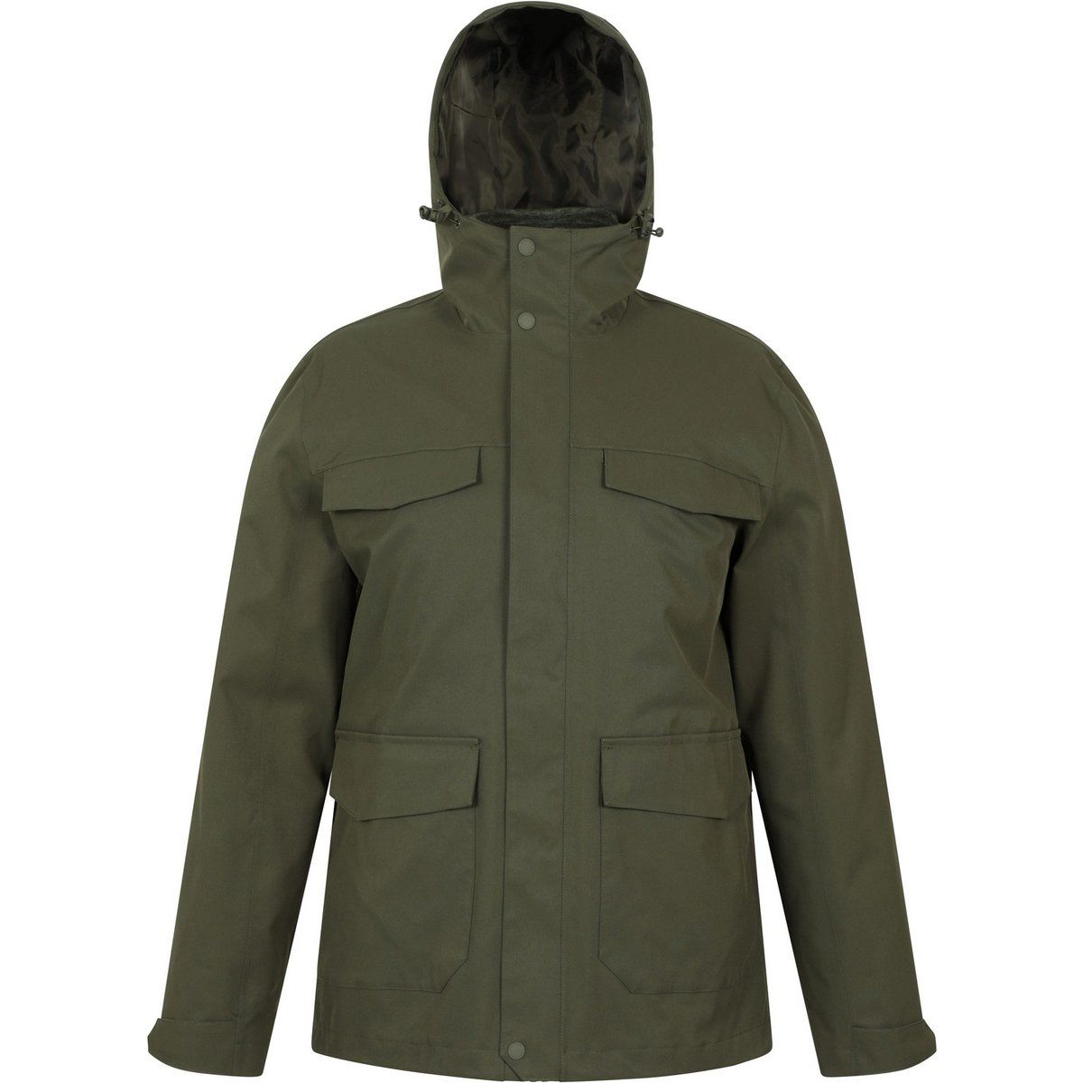 Mountain Warehouse - "Rushes" Jacke, wasserfest für Herren (Khakigrün)