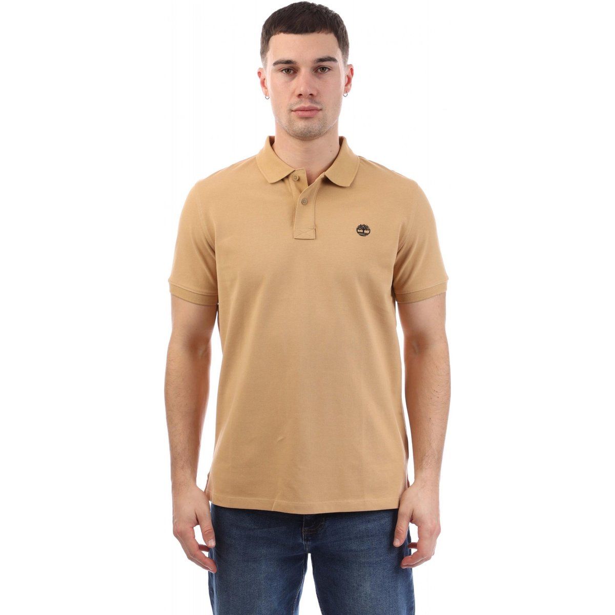 Klassisches Baumwoll-Piqué-Poloshirt