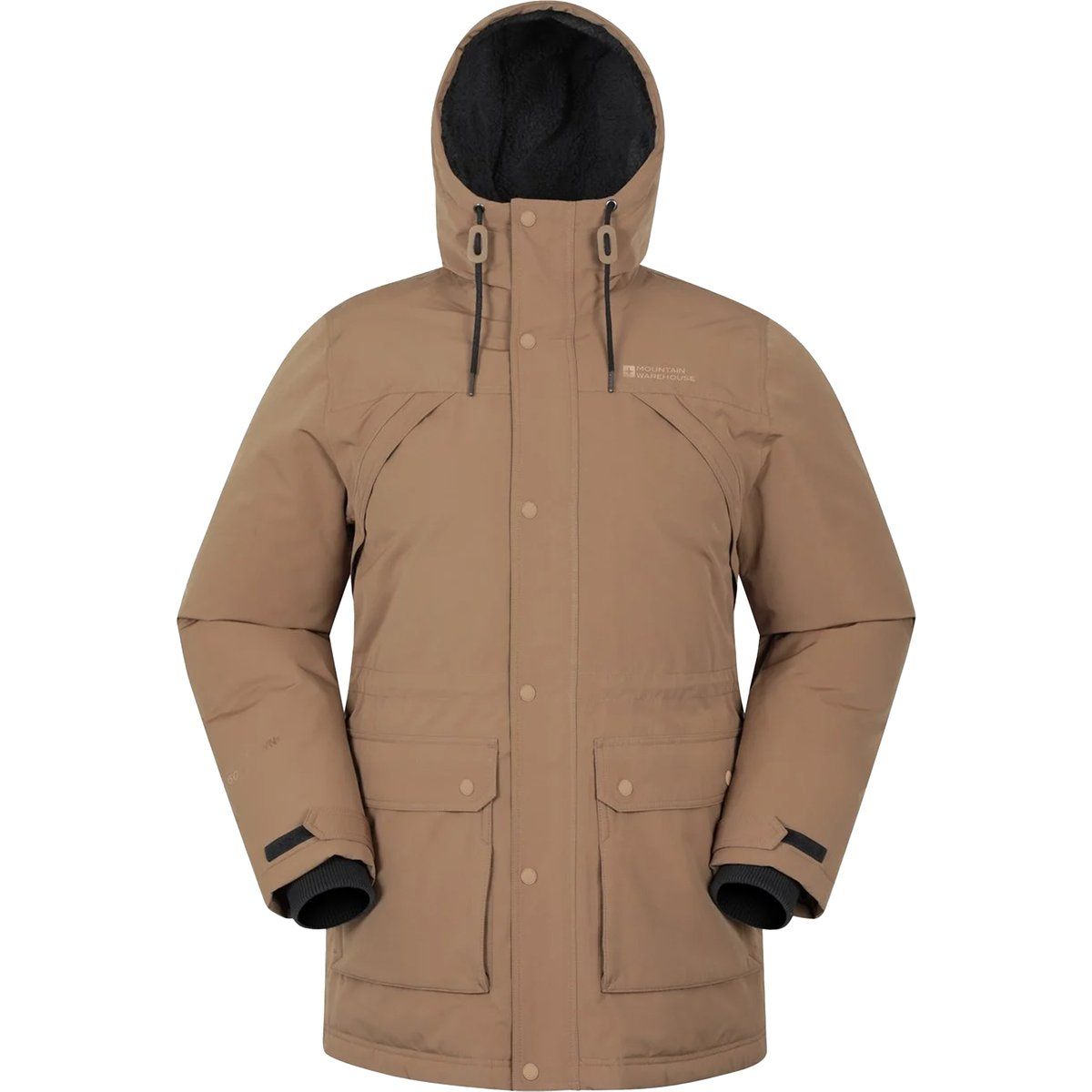 Mountain Warehouse - "Marlow" Parka für Herren, Wasserfest (Hellbraun)