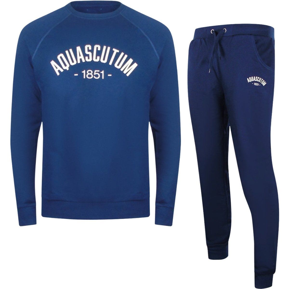Klassisches Rundhals-Sweatpants-Set