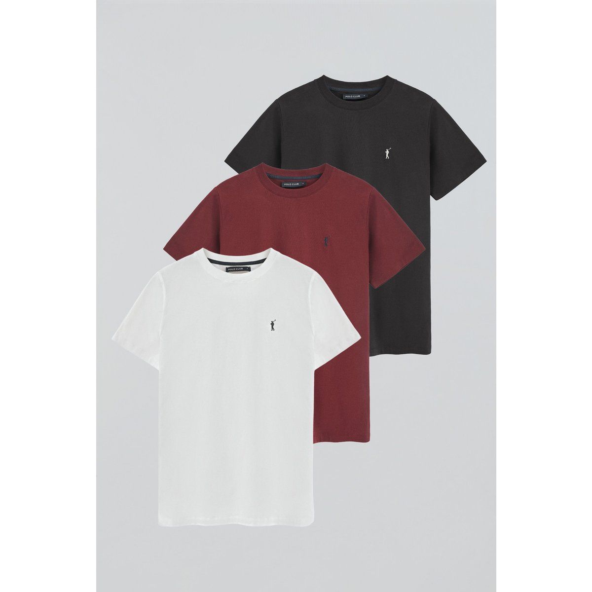 Essential T-Shirt Set mit Rundhalsausschnitt