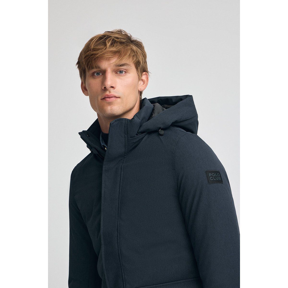 Herren Stepp-Winterparka mit Kapuze