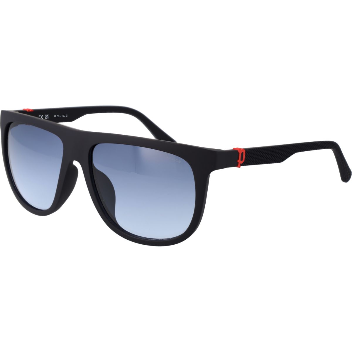 Sonnenbrille mit quadratischem Rahmen und Farbverlaufsgläsern