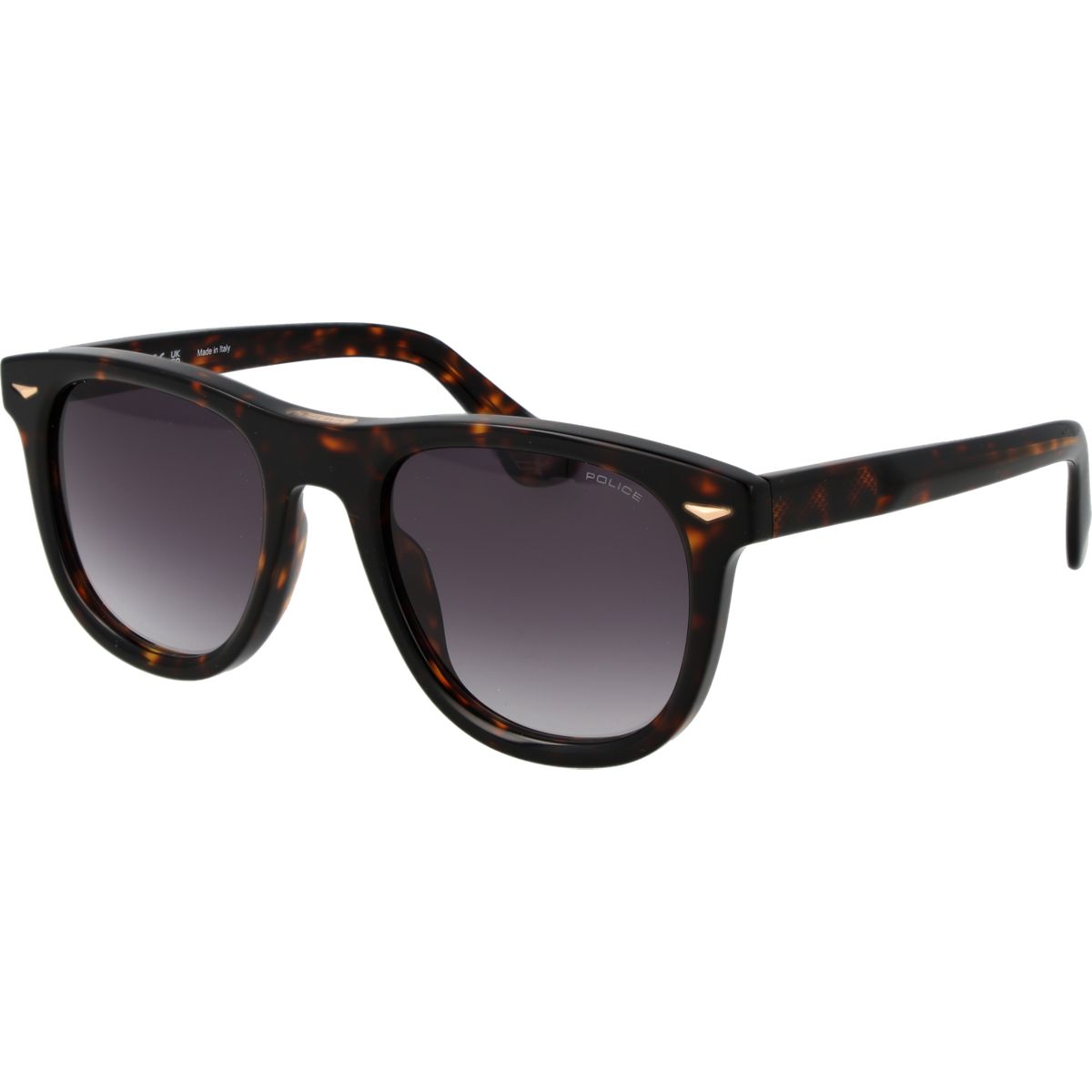 Braune Panto Sonnenbrille in Schildpattoptik