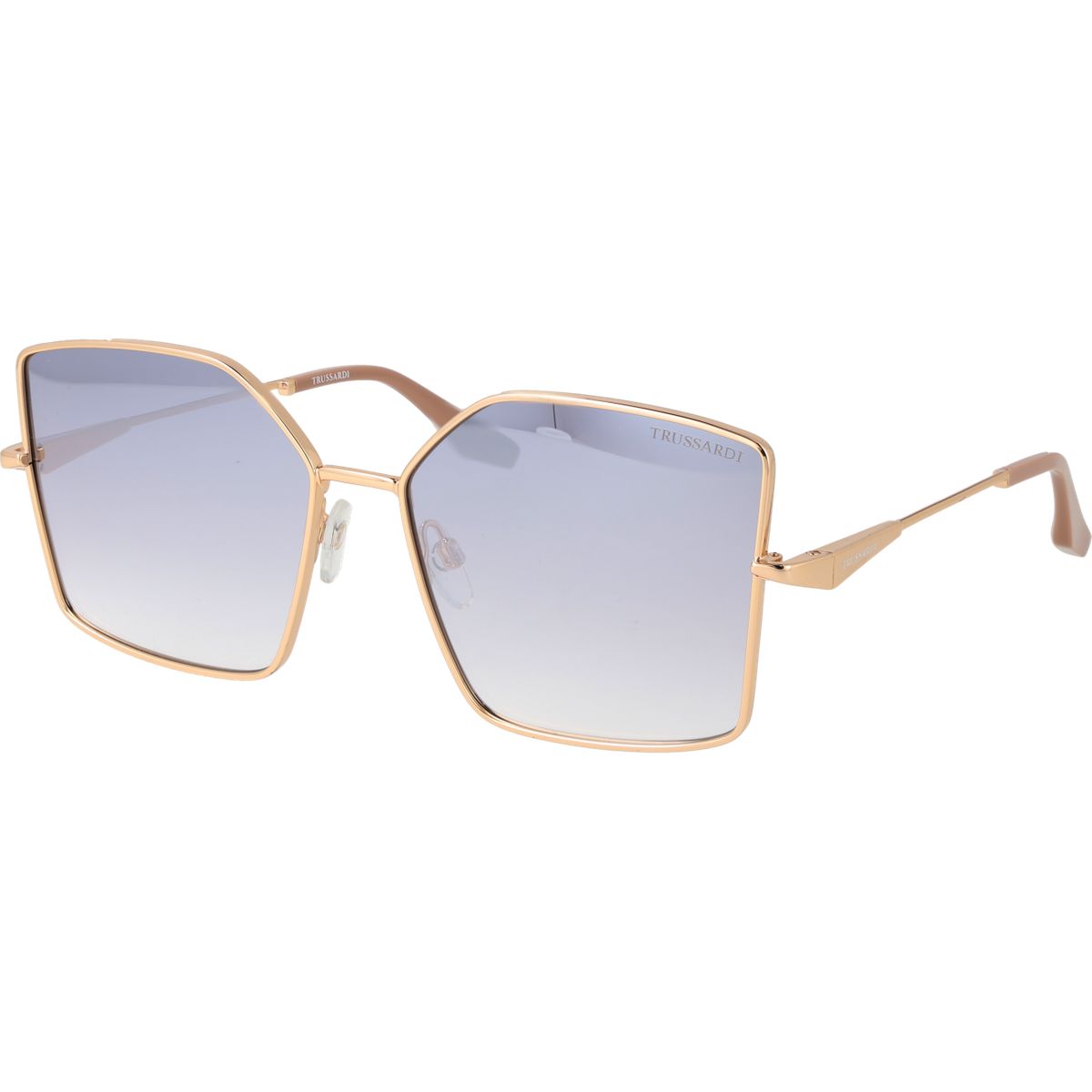 Sonnenbrille mit geometrischem Rahmen und Farbverlaufsgläsern