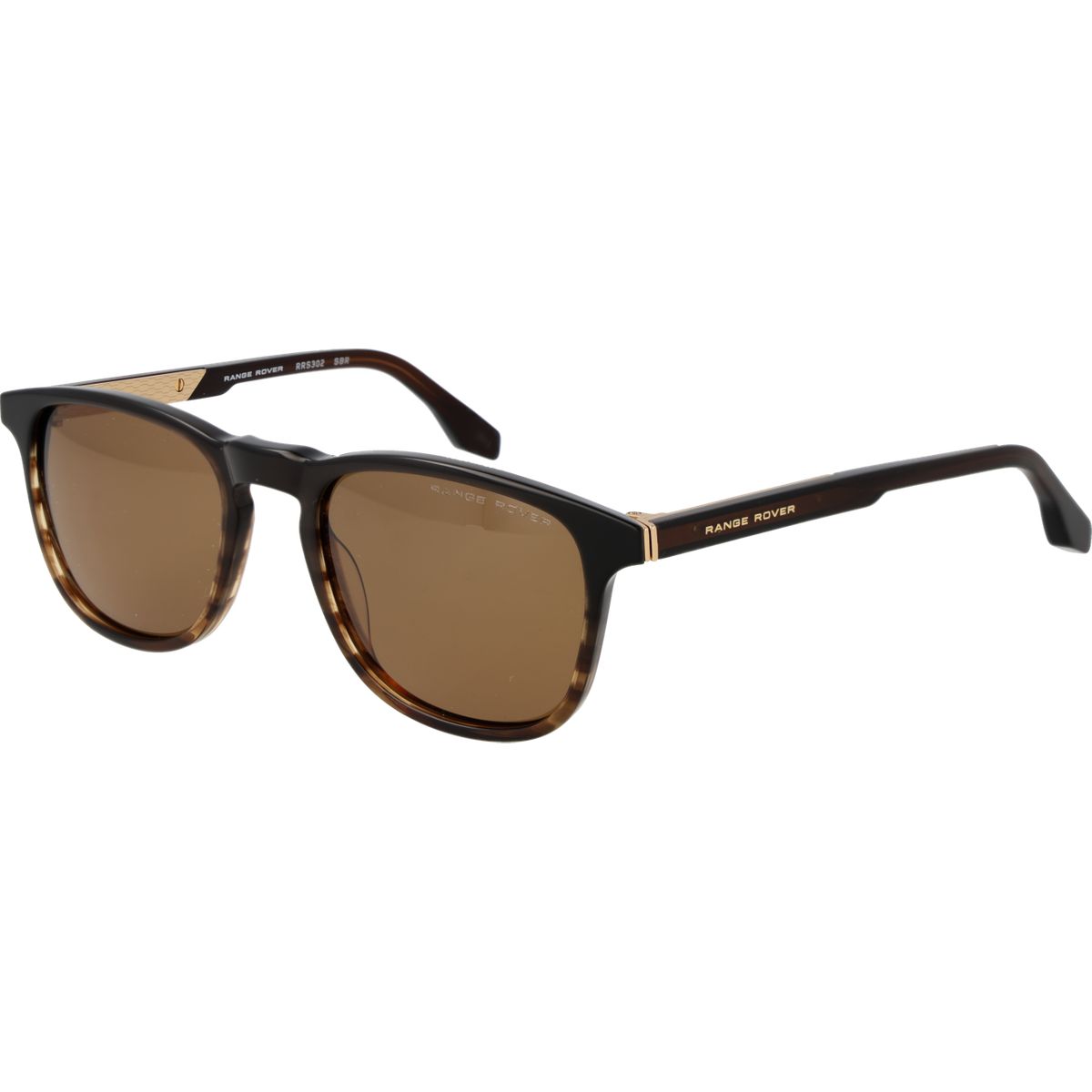 Klassische braune Rechteckrahmen Sonnenbrille