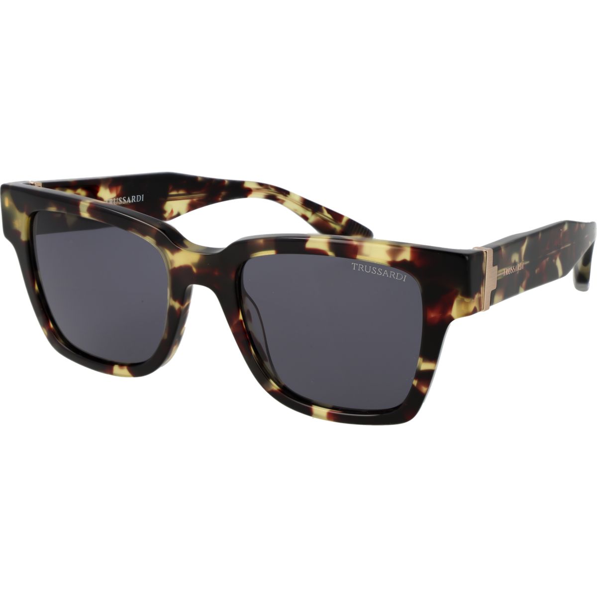 Quadratische Sonnenbrille in Schildpatt-Optik