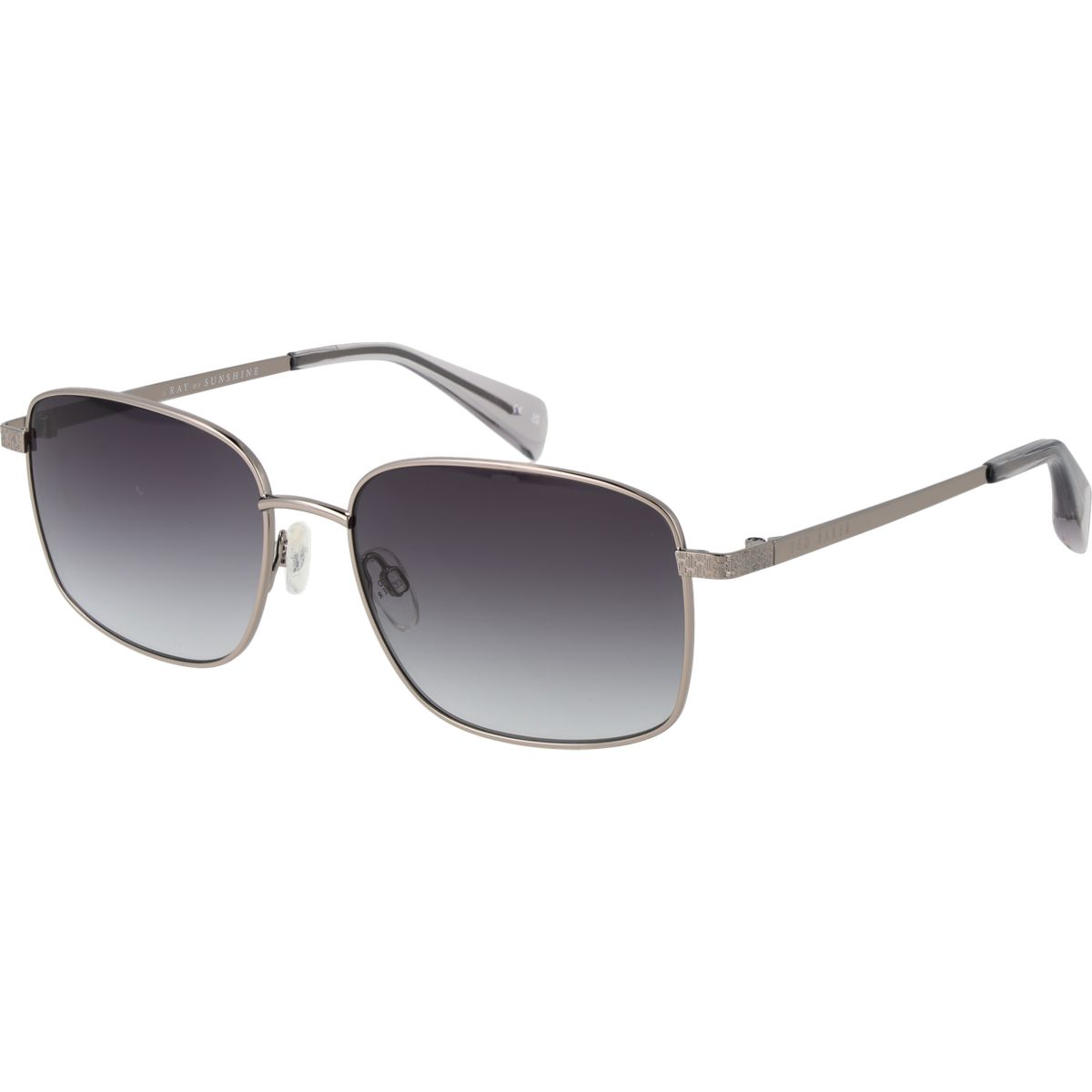 Klassische Sonnenbrille mit quadratischem Metallrahmen