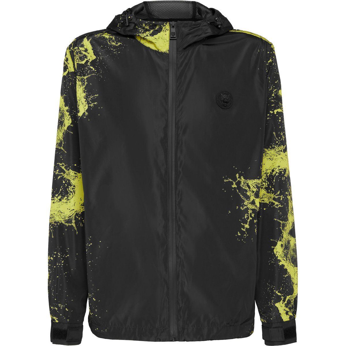 Leichte Windjacke mit Splash-Print