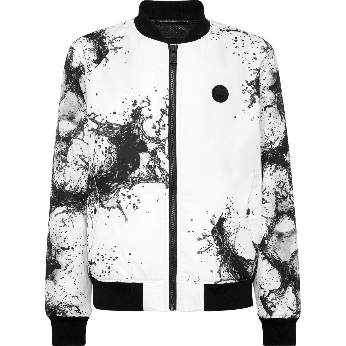 Bomberjacke mit Splash-Print