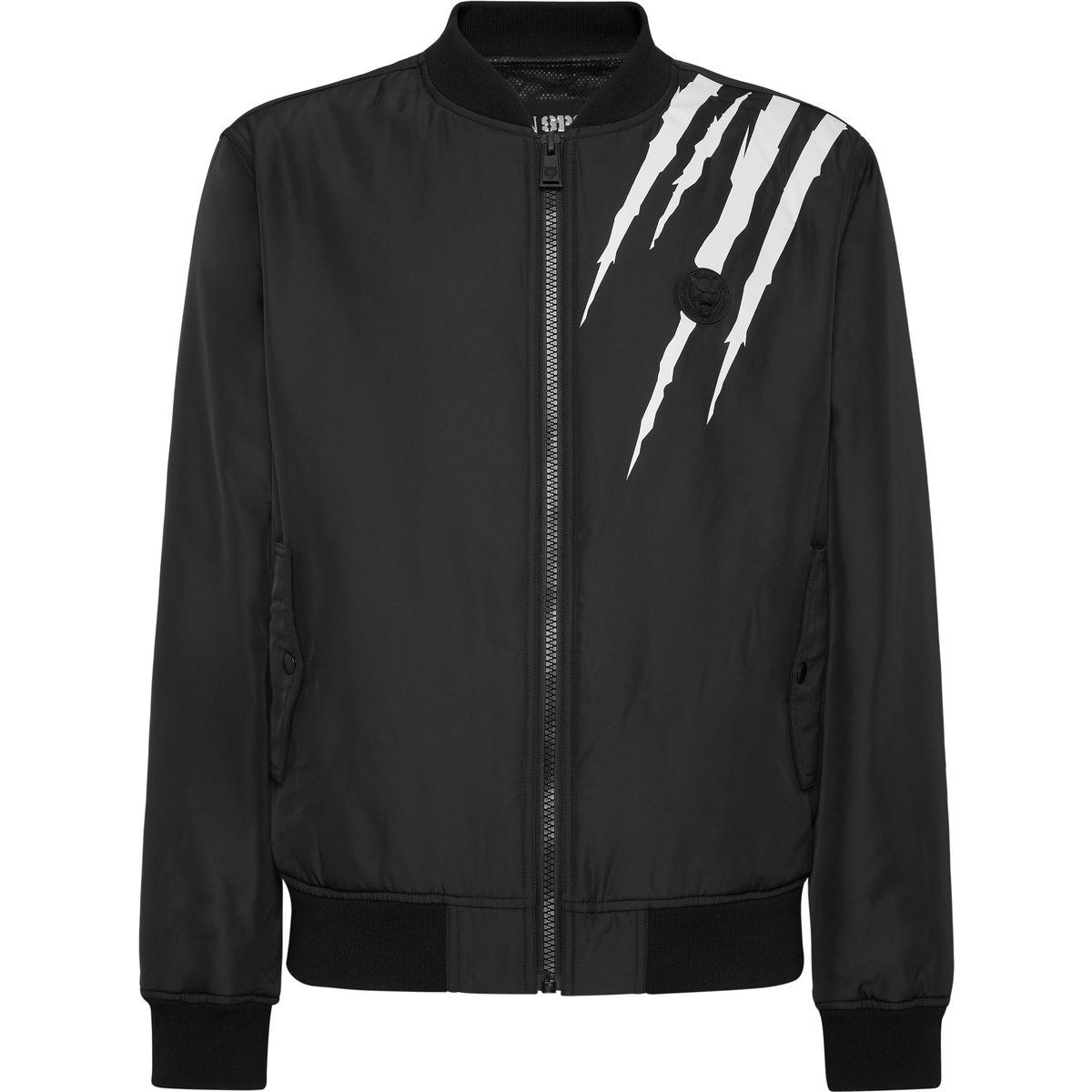 Lässige Bomberjacke mit Kratz-Grafik