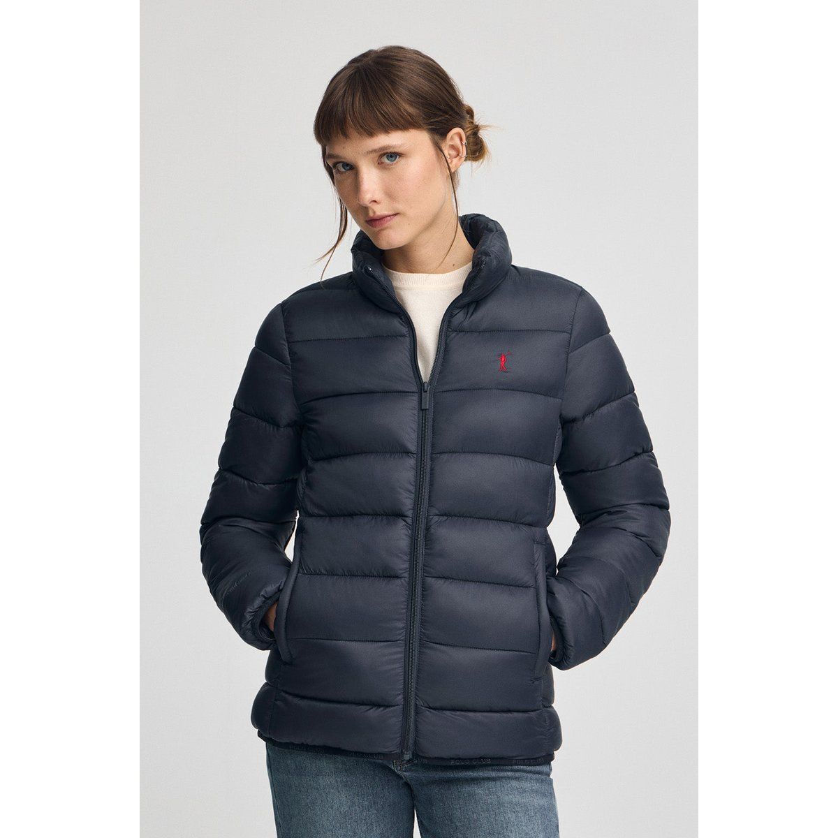 Leichte Steppjacke mit Logo