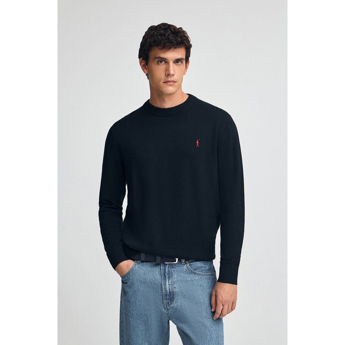 Herren Strickpullover aus Wollmischung