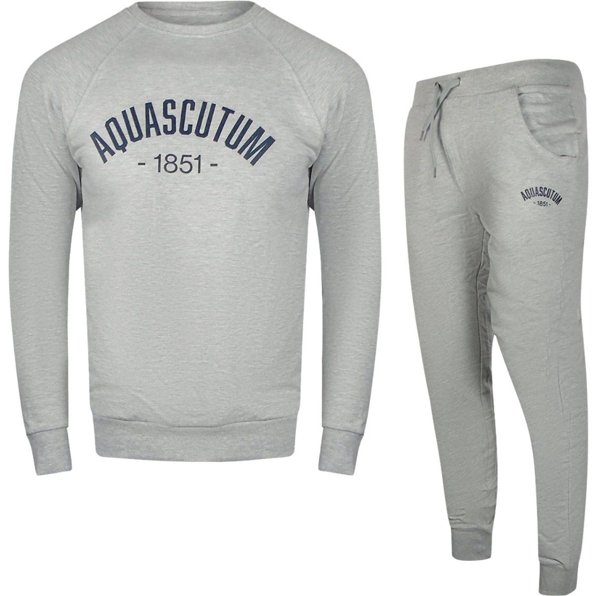 Klassisches Trainingsanzug-Set mit Rundhalsausschnitt