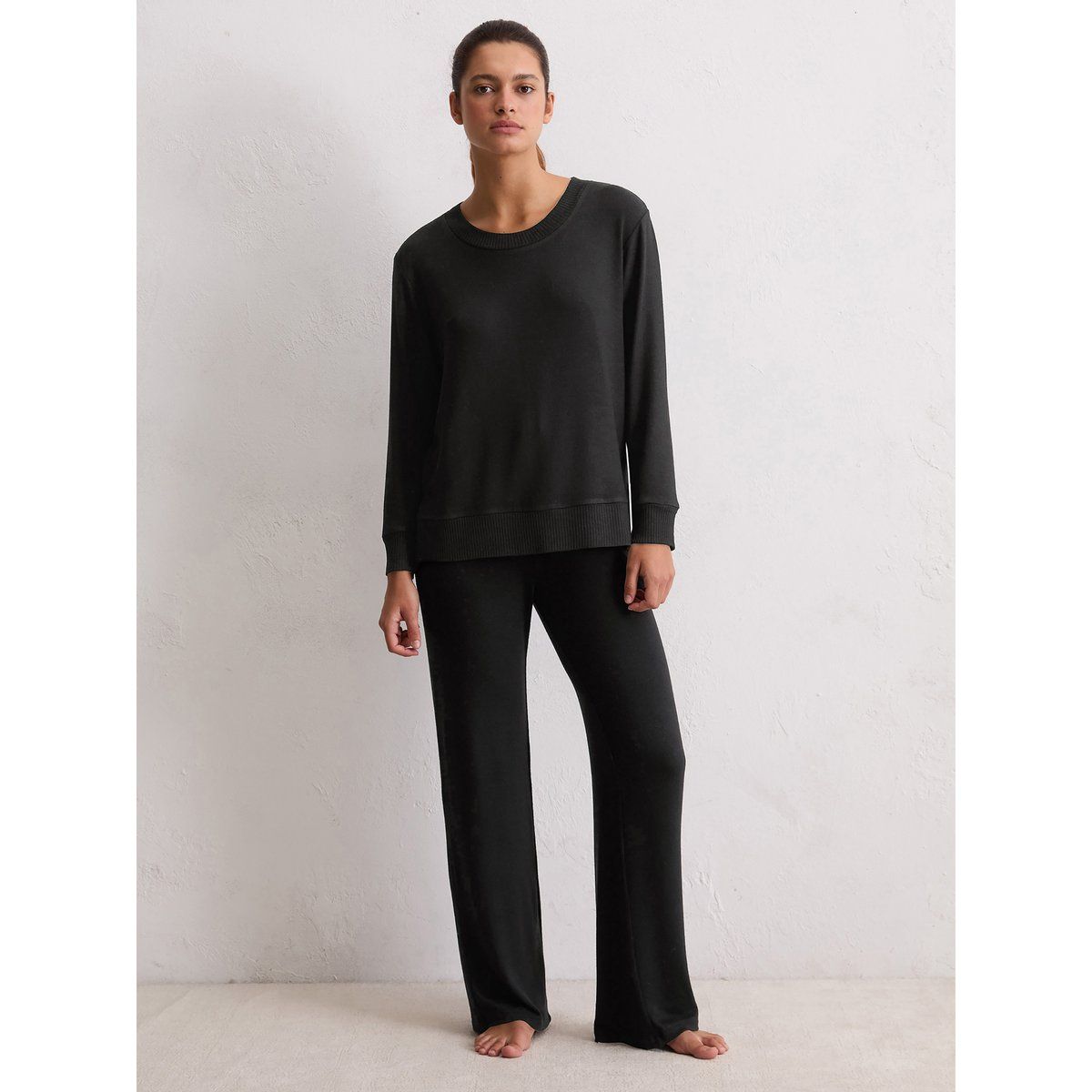 Langärmeliges Soft Knit Thermoshirt