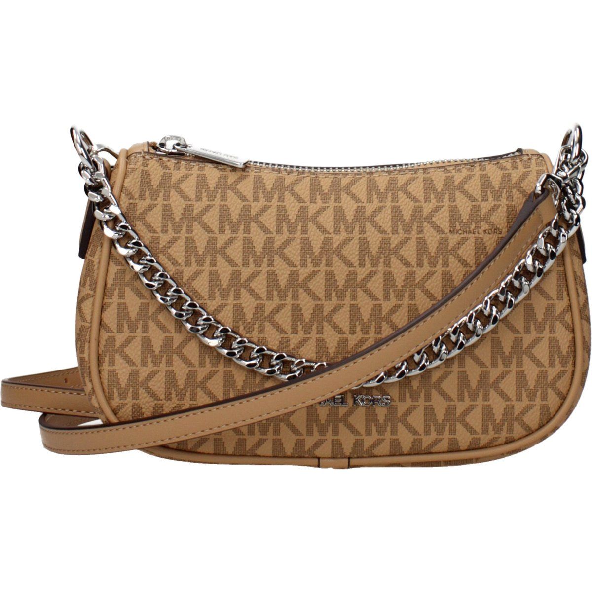 Braune Stoffhandtasche