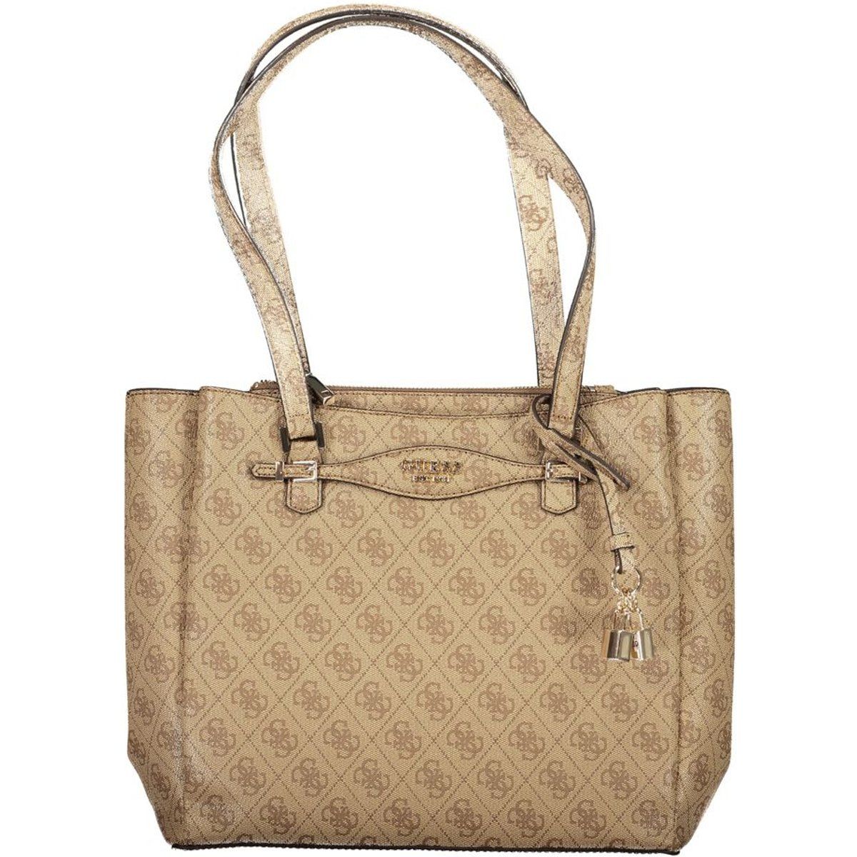 Logo-Muster Tote Bag mit Anhänger