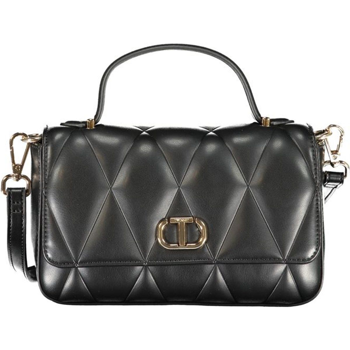 Gesteppte Schultertasche mit Tragegriff