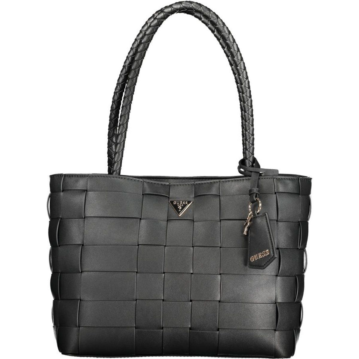 Gewebte Handtasche aus Kunstleder