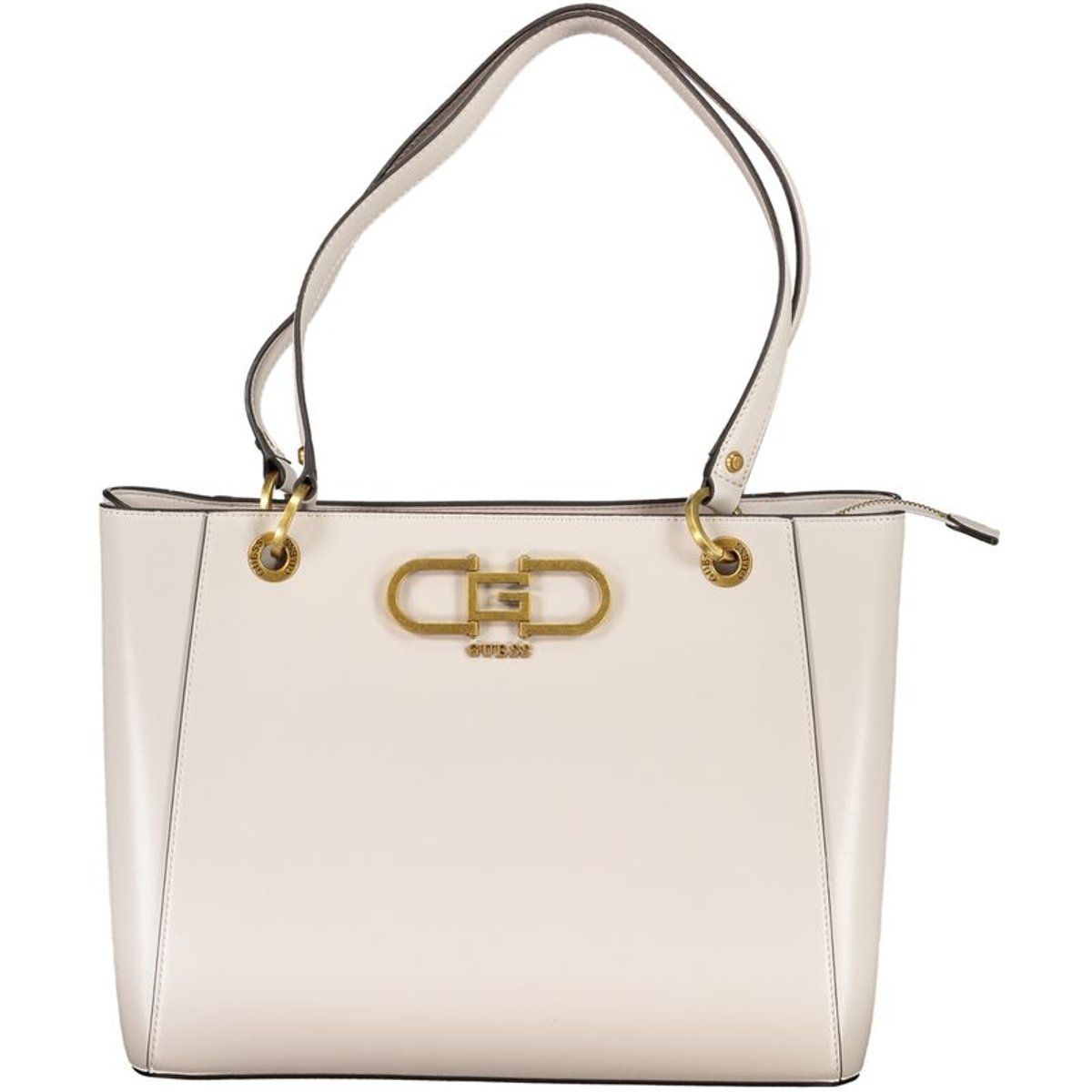 Damen Elfenbein Henkeltasche Tote Bag
