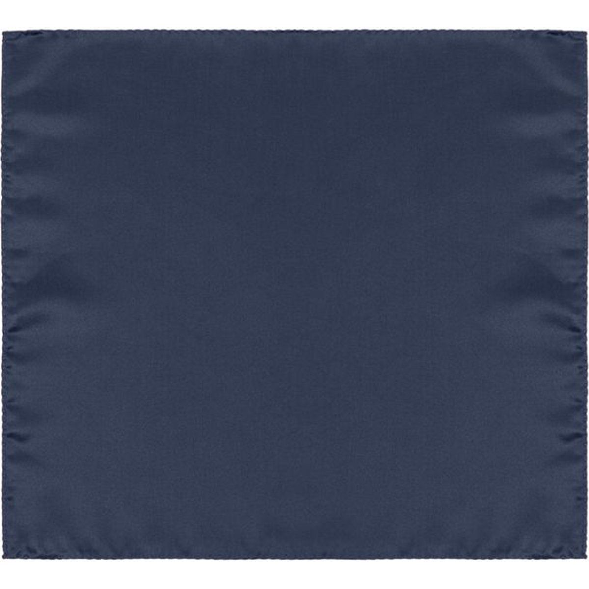 Klassisches marineblaues Seiden Einstecktuch