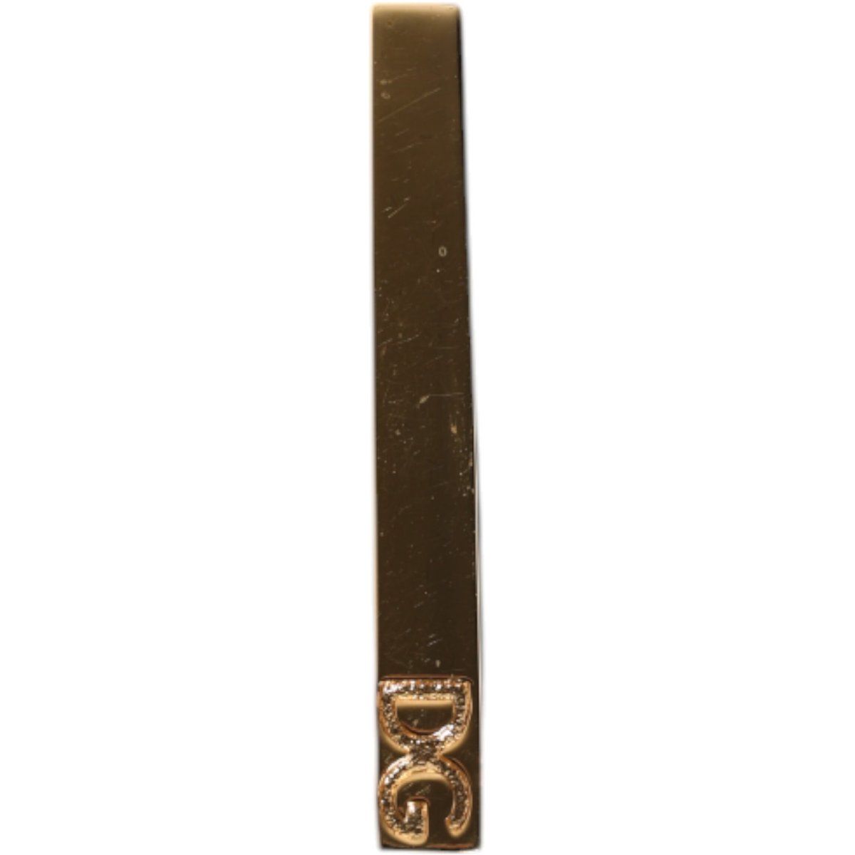 Goldfarbene Krawattenklammer aus Messing