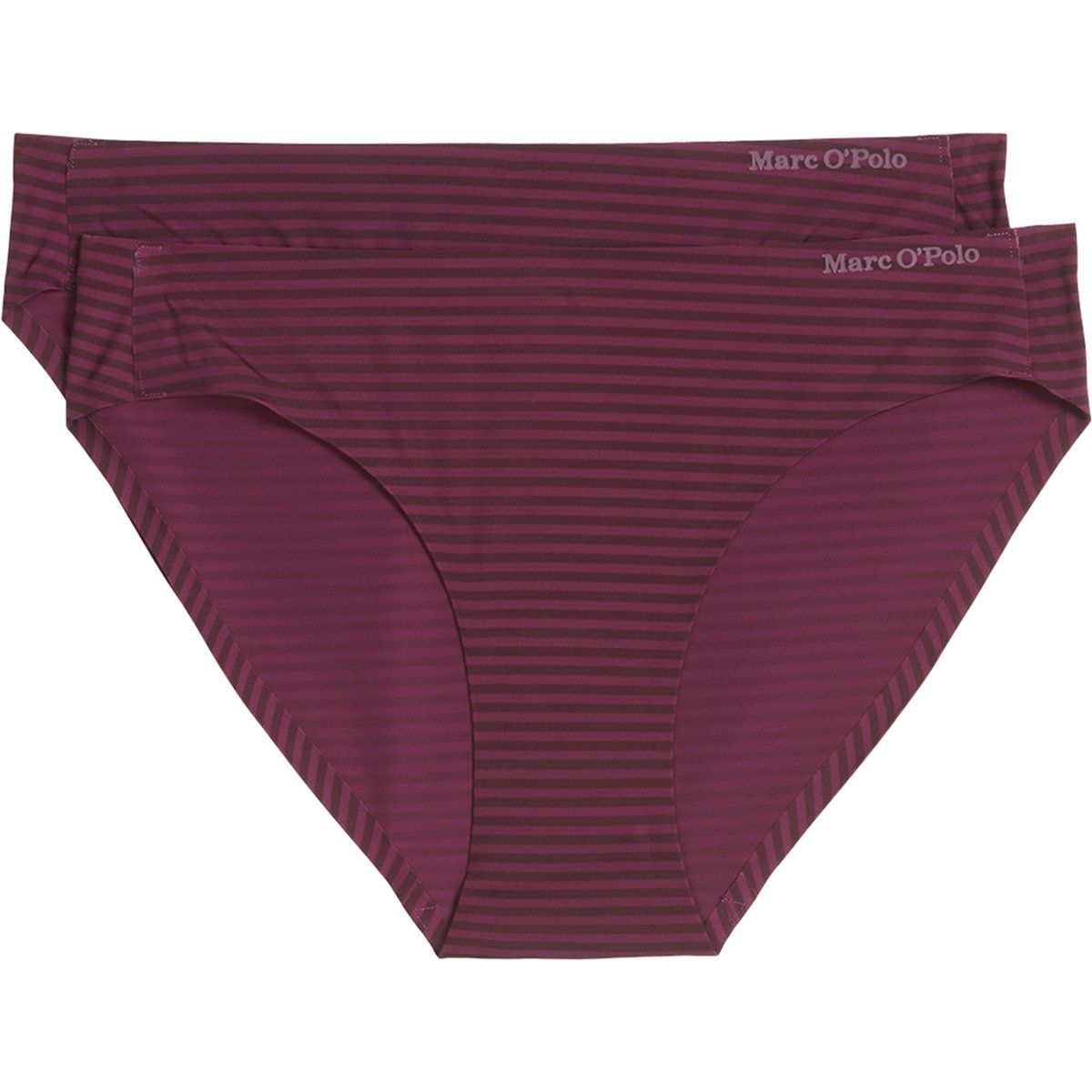 Gestreifte Second Skin Slips im Zweierpack