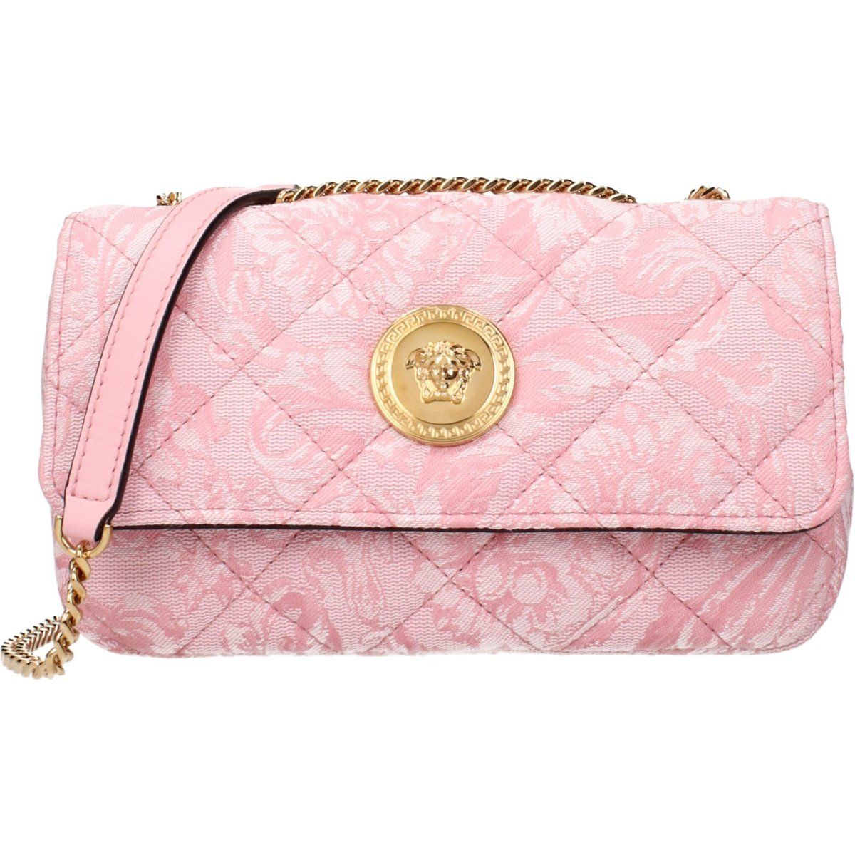 Rosa Stoff Schultertasche