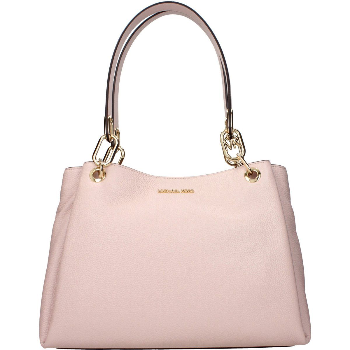 Rosa Leder Schultertasche