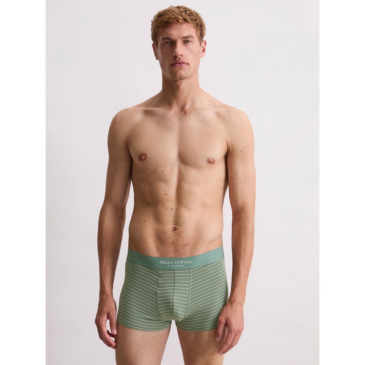 Gestreifte Boxer Briefs aus Baumwollmischung