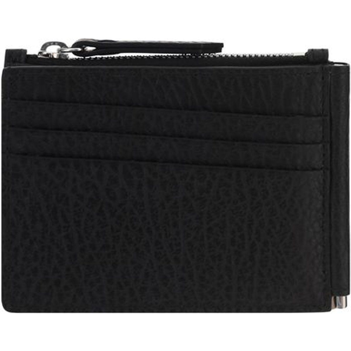 Genarbtes Leder Kartenhalter Portemonnaie