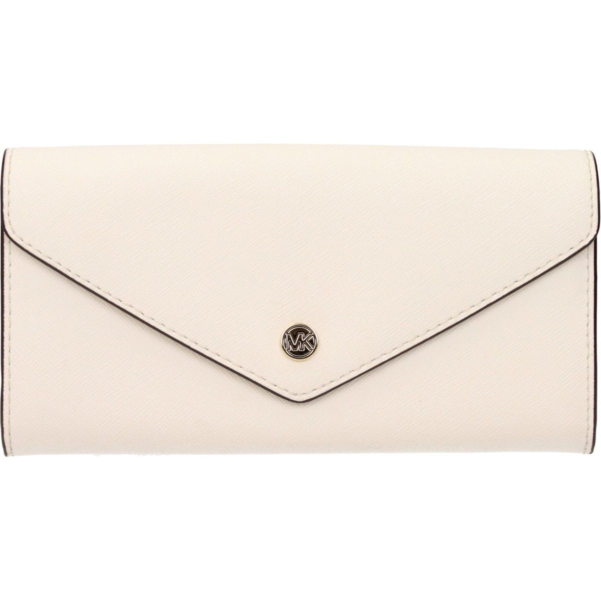 Beige Lederbrieftasche